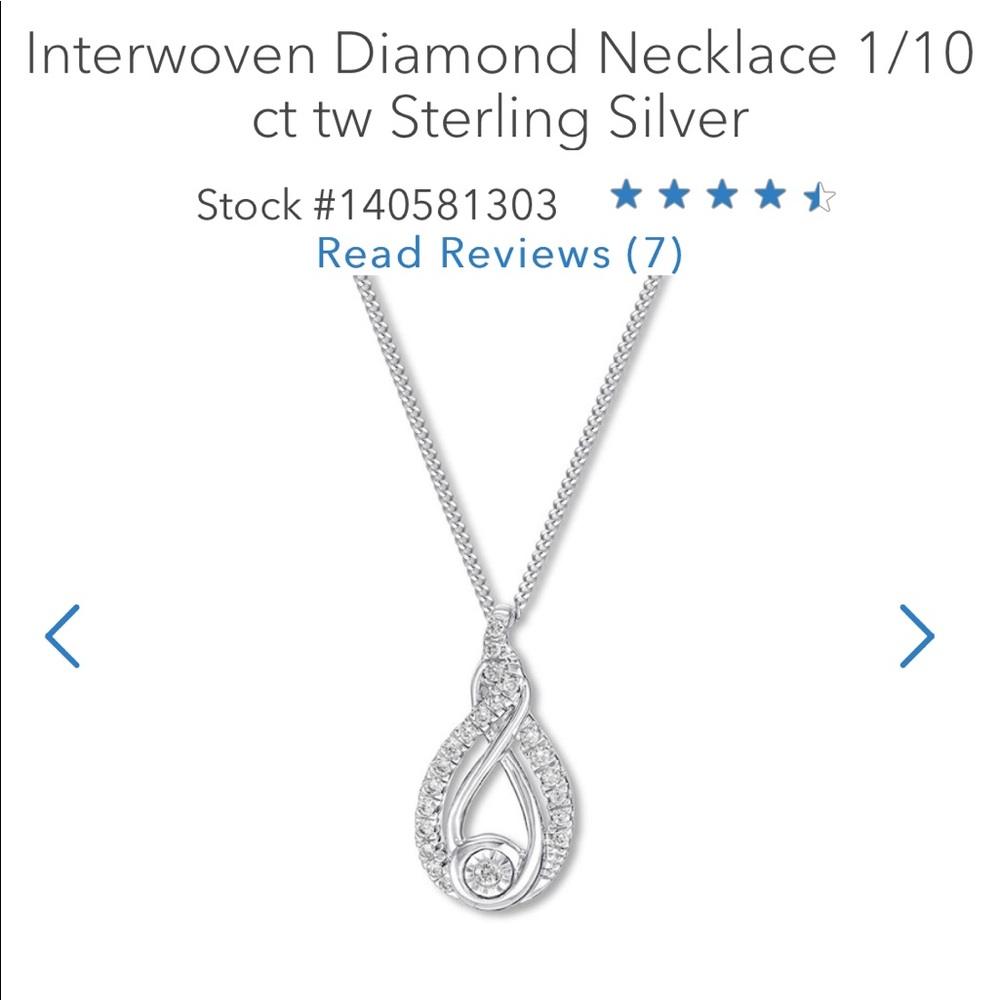 Kay Jewlers Interwoven Necklace